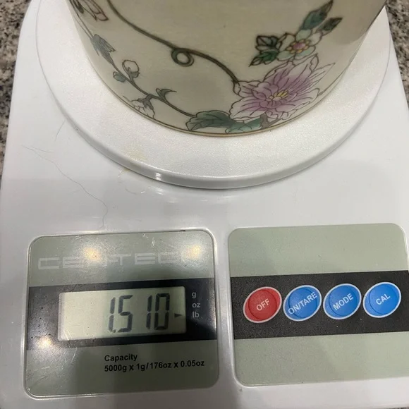 VTG Powder Trinket Jar Box With 2 Birds & Beautifully Colored Crackle Glaze - Picture 13 of 13